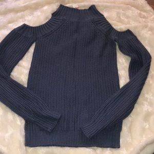 Open shoulder sweater